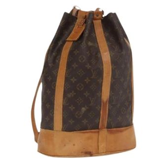 Louis Vuitton Pre-owned Bucket Bags, female, Brown, Size: ONE SIZE Pre-owned Vintage Canvas Bucket Bag