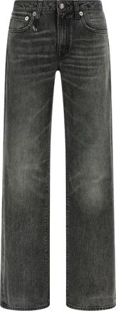 R13 Effie Jean - Dames - Regular Fit Jeans - Grijs - W29 - Katoen - Jeans