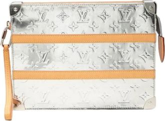 Louis Vuitton Pre-owned Trunk Pouch - Dames - Vintage Clutch - Grijs - ONE Size - Vintage