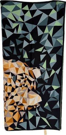 Cartier Cartier Panthere Pixel Motif sjaal in veelkleurige zijde