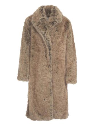 Liu Jo collared coat - Brown