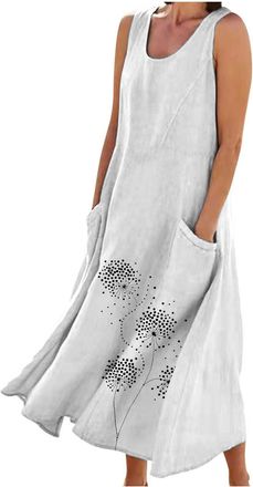 Generic Women Dresses Long, Summer Cut Out Dresses for Women UK, Italian Summer Dresses for Women UK, Summer Dresses for Women UK XL, White