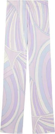 Pucci Iride-print trousers - Purple