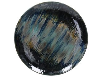 Schubiger M&ouml;bel Schale Farbverlauf Blau-Grau-Gr&uuml;n H: 6 cm