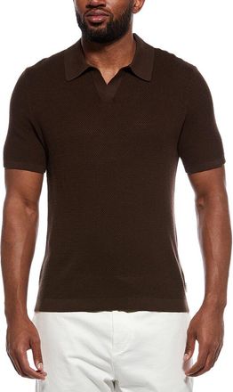 Onia Textured Johnny Collar Polo Shirt