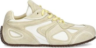 Axel Arigato Yellow Slow Runner Sporty Suede Sneakers