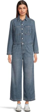 Levi's Premium Iconic Jumpsuit Womens Blue Denim Rompers One Piece GBO2020