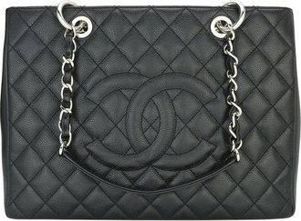 Chanel Caviar Quilted Grand Shopping Tote