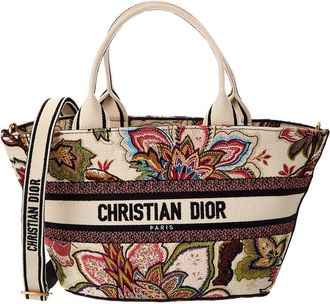 Dior Hat Canvas Basket Bag