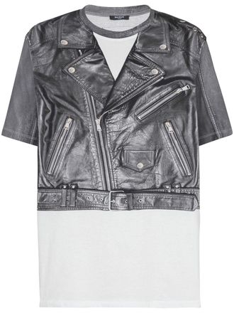 Balmain Gelaagd T-shirt - Zwart