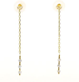 C&A Unbranded (18K) Drop Earrings (Pre-Owned)