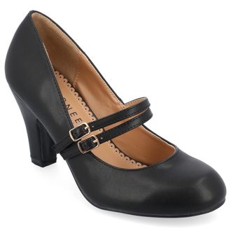 Journee Collection Womens Wide Width Windy Pumps