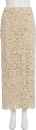 Z Supply Raquel Lace Skirt In Natural