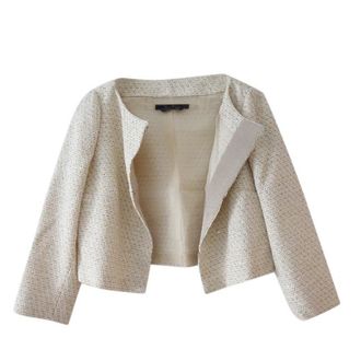 Max Mara Max Mara Sequin Embellished Cropped Jacket Size M