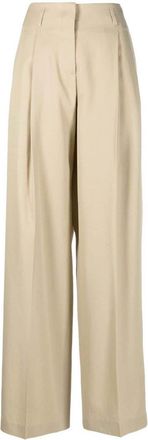 Golden Goose Golden Ws Pant Wide Leg Light Dry Wool Gabardine