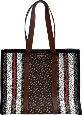 Burberry Brown Leather Tote Bag (Pre-Owned)
