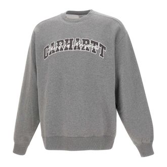 Carhartt Work in Progress Carhartt Wip, Sweatshirts, male, Gray, Size: XL Big School Sweat