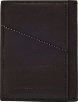 Brunello Cucinelli Mens Leather Card Holder