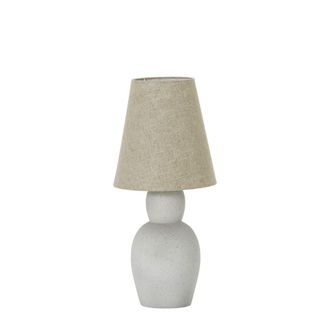 House Doctor L&aacute;mpara de mesa en cemento arena