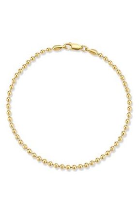 Yield of Men Ball Chain Bracelet in Gold at Nordstrom Rack, Size 8.5