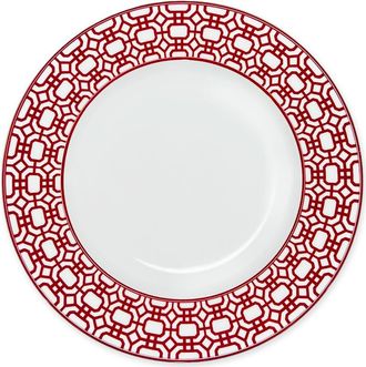 Caskata Newport Crimson Garden Gate Salad Plate - Porcelain - Set 4 in Red at Nordstrom