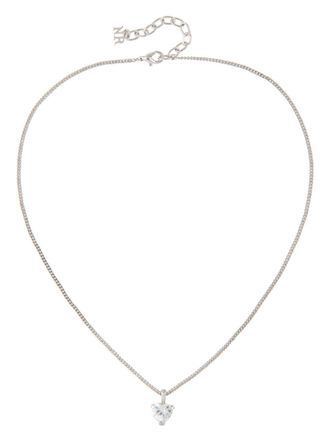 Nina Ricci Collana con pendente a cuore anni 80 - Argento