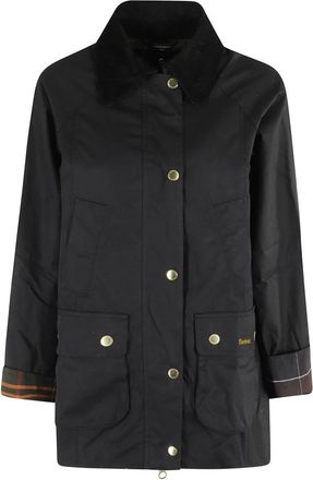 Barbour Dames, Jassen, Zwart, Maat: S Katoen