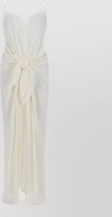 J.W.Anderson long draped dress spaghetti straps knot