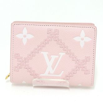 Louis Vuitton Pink White Monogram Empreinte Leather Wallet (Bi-Fold) (Pre-Owned)