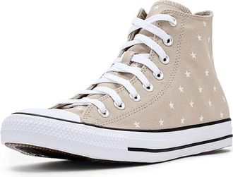 Converse Chuck Taylor All Star Embroidered Stars High-Top Sandals Papyrus/Egret/Black : Mens 10.5 - Womens 12.5 Medium, Canvas