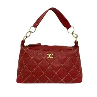 Chanel Pre-owned Vintage Schoudertas - Dames - Pre-owned - Rood - Maat: ONE Size