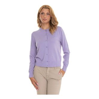 HUGO BOSS Dames, Truien, Paars, Maat: 2XL Wol