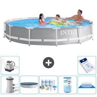 Intex Piscina Prism Frame Redonda - 366x76 Cm - 8-piezas S32094