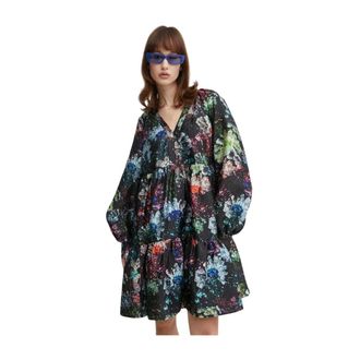 Stine Goya Mini Oversize Jurk - Dames - Jurken - Veelkleurig - Maat: XS Poliester