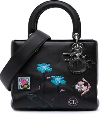 Dior Borsa a tracolla Paradise Lady Dior media in pelle di vitello 2015 - Nero