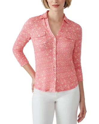 J.McLaughlin J. McLaughlin Brynn Linen-Blend Top