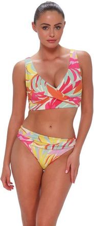 Sunsets Elsie Bikini Swimsuit Top - D Cup in Tropicolor Crepe at Nordstrom, Size 34