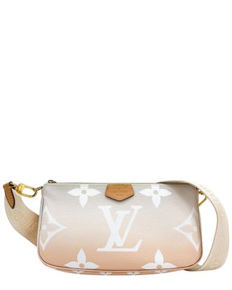 Louis Vuitton Beige Coated/Waterproof Canvas By The Full Multi Pochette Accessoires R (Authentic Pre-Loved)