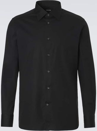 Ermenegildo Zegna Cotton-blend poplin shirt