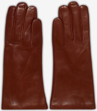 Sermoneta Gloves Handschuhe aus Nappaleder mit Kaschmirfutter