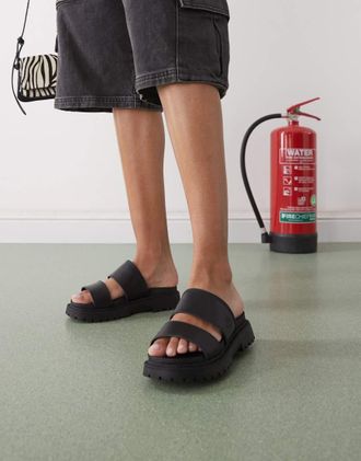 Timberland Clairemont Way - Sandali in pelle neri-Nero