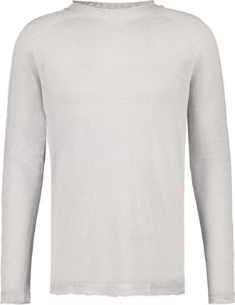 120% Lino Maglione a maniche lunghe - Grigio