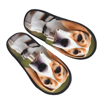 Generic Beagle Dog Men Women Slippers Warm Shoes Cosy House Slippers For Indoor Outdoor Winter L