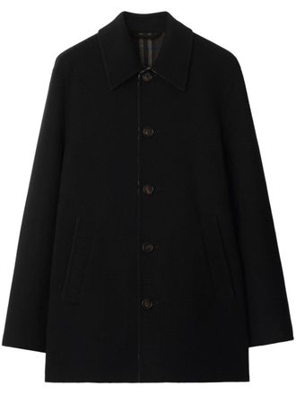 Burberry wool coat - Black