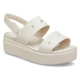 Crocs Brooklyn 4U 210676-160 Sandals Womens Stucco Open Toe Slingback MOT56
