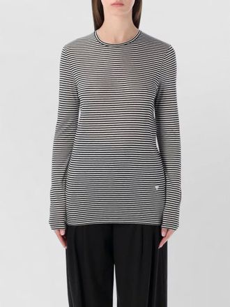 Tom Ford striped long sleeve crew neck top