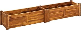 vidaXL Garden Raised Bed Acacia Wood 59x11.8x9.8, 42567