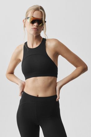 Alo Softsculpt Superset Bra in Black, Size: Medium