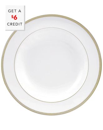 Wedgwood Vera Wang For Wedgwood 9In Lace Gold Soup Bowl With $6 Credit