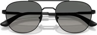 Giorgio Armani 0ar6178 Metal Frame Sunglasses with Double Bridge Design
